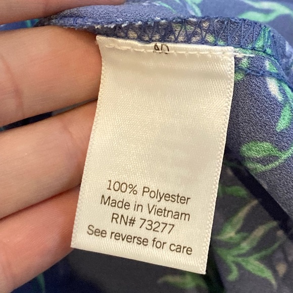 LC Lauren Conrad Blue Floral Skater Skirt - Picture 4 of 5